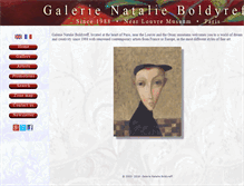 Tablet Screenshot of galerie-boldyreff.com